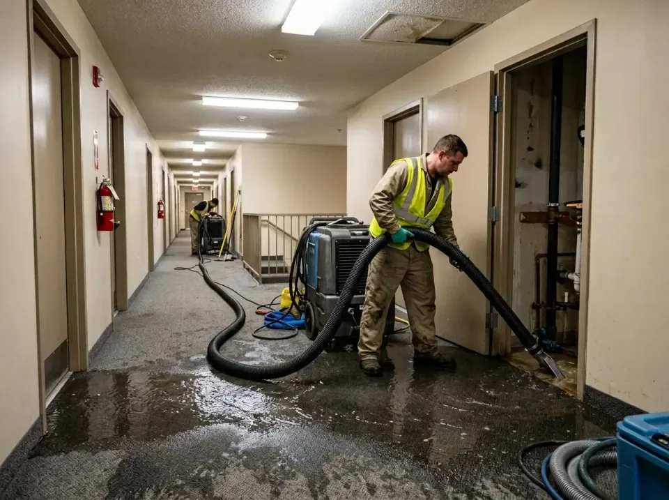 multi-unit-apartment-hallway-f-005 — frequently asked questions, Emergency Burst Pipe Water Extraction & Removal in Lochbuie…